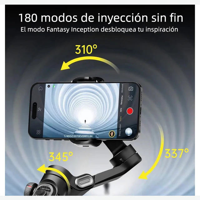 Tripie Universal con Soporte Estabilizador para Teléfono Móvil