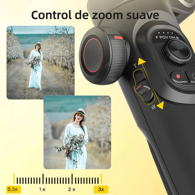 Tripie Universal con Soporte Estabilizador para Teléfono Móvil