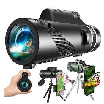 Telescopio Portátil con Visión Nocturna Estrella + REGALO