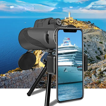 Telescopio Portátil con Visión Nocturna Estrella + REGALO