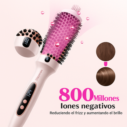 Wavytalk Cepillo 1.5'' – Brushing Perfecto, Rosa Sakura, Menos Daño